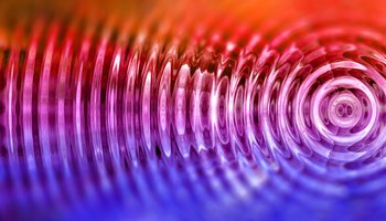 Resonate ,spread, vibration or ripple abstract
