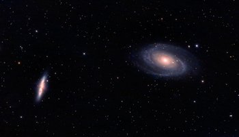 M81 and M82 galaxies in Ursa Major