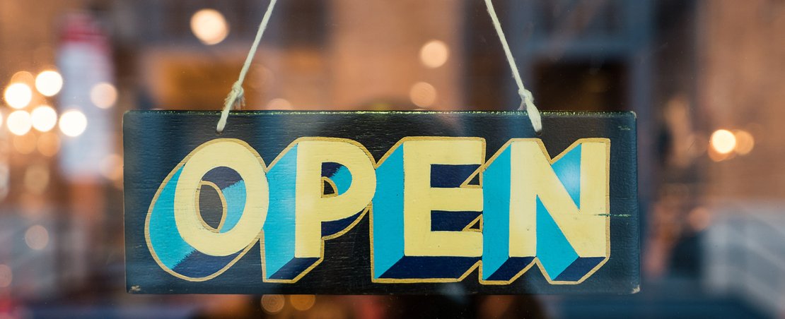 Open sign