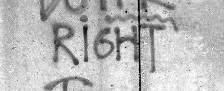 Do the right thing - graffiti image