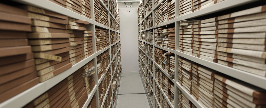 film archive shelves