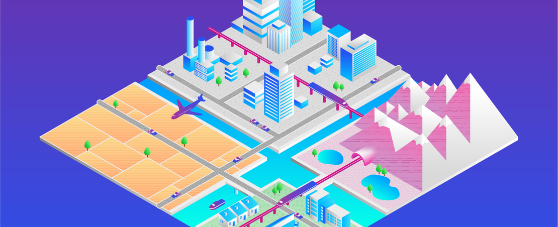 Geospatial data graphic