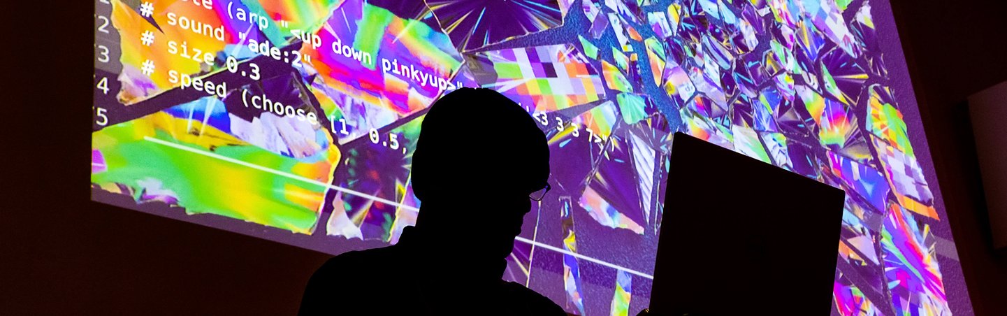 Algorave at the ODI 10th anniversary party