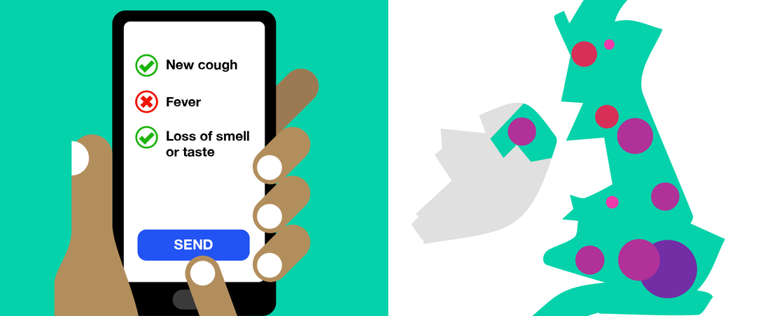 Symptom tracker - Covid App explainer illustrations Final