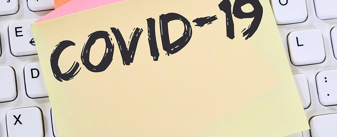 COVID-19 COVID Corona virus coronavirus disease ill illness health care message business concept