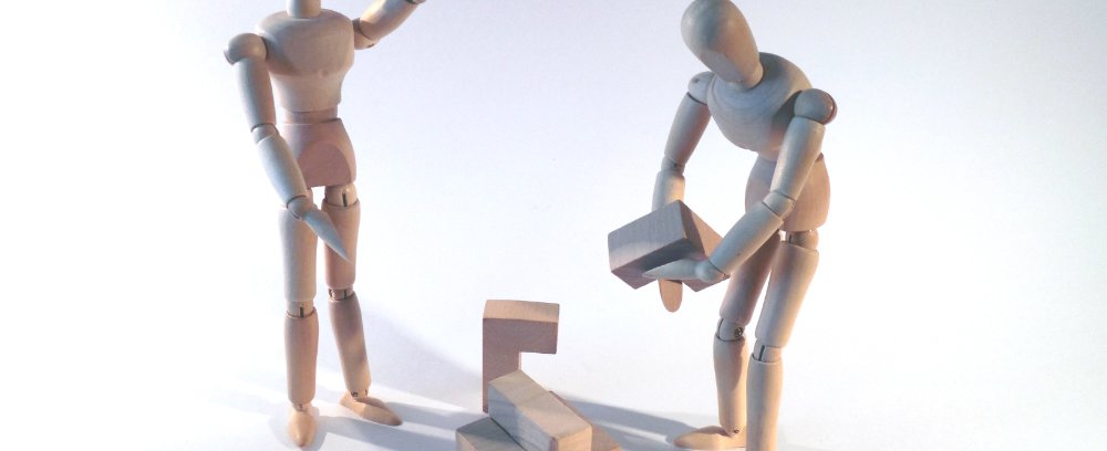wooden art models building blocks