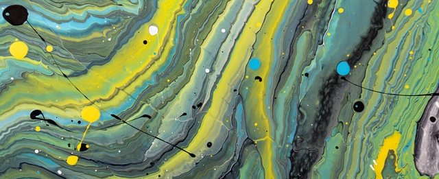 abstract swirls splodge
