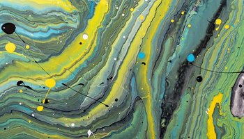 abstract swirls splodge