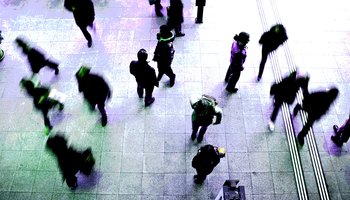 People outside