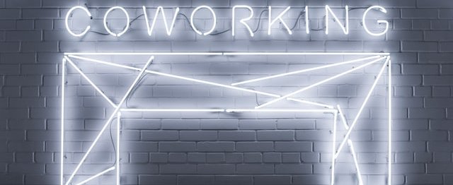 coworking neon light